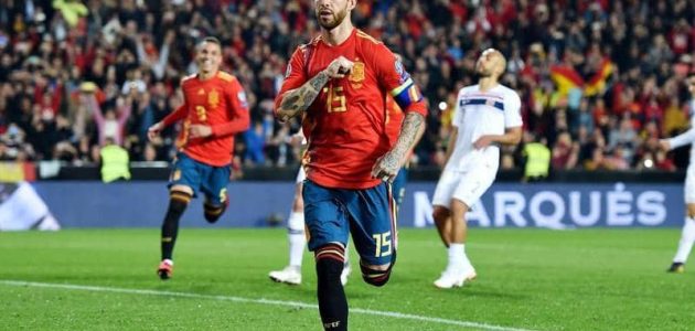 اسبانيا تفوز على النرويج بفضل راموس ضمن تصفيات أوروبا 2020